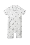 Feather Baby Boys Clothes Pima Cotton Collared Short Sleeve Polo Shortie Romper