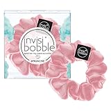 invisibobble Sprunchie Spiral Hair Ring - Prima Ballerina - Scrunchie Stylish Bracelet, Strong Elastic Grip Coil Accessories for Women - Gentle for Girls Teens and Thick Hair