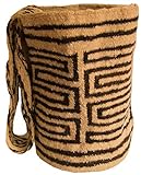 Indigenous bag handmade by Iku tribe, Colombia 100% raw wool 8''x7.5''